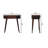 Caramel Rounded Small Console Table-108808790