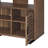Plasencia 71-Inch 3-Shelf Cabinet Bookcase Walnut