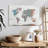 Aliaz Floral Tiles World Map-108943317