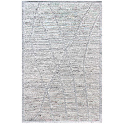 Wool Area Rug in Ivory