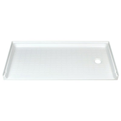 CareGiver 60'' W 30'' D Rectangular Single Shower Base