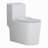 Tornado Flush Toilet, Siphon Jet Dual Flush 1.1/1.6 GPF Comfort Height Toilet (Seat Included)-92268733