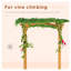 Treillis de jardin en bois de style pergola