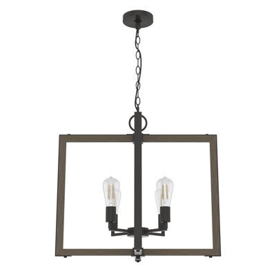 Luminaire suspendu 4 lumières Woodburn
