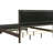 Dark Panel Bed For King Size, With Headboard, Slatted Design, Bedroom Focal Point With And Structure, Ideal Setup