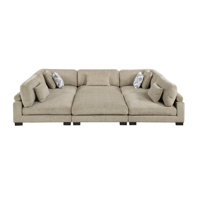 Hanna 6-piece Modular Sectional With Ottoman