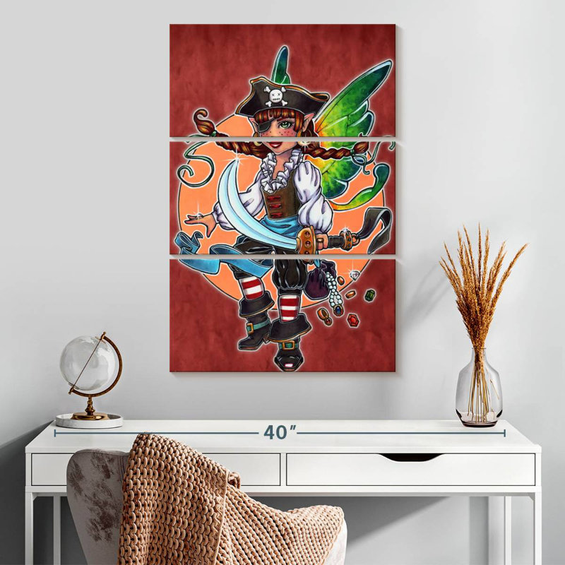 Ashelle Phunky Phairy Pirate, 32" H x 20" W