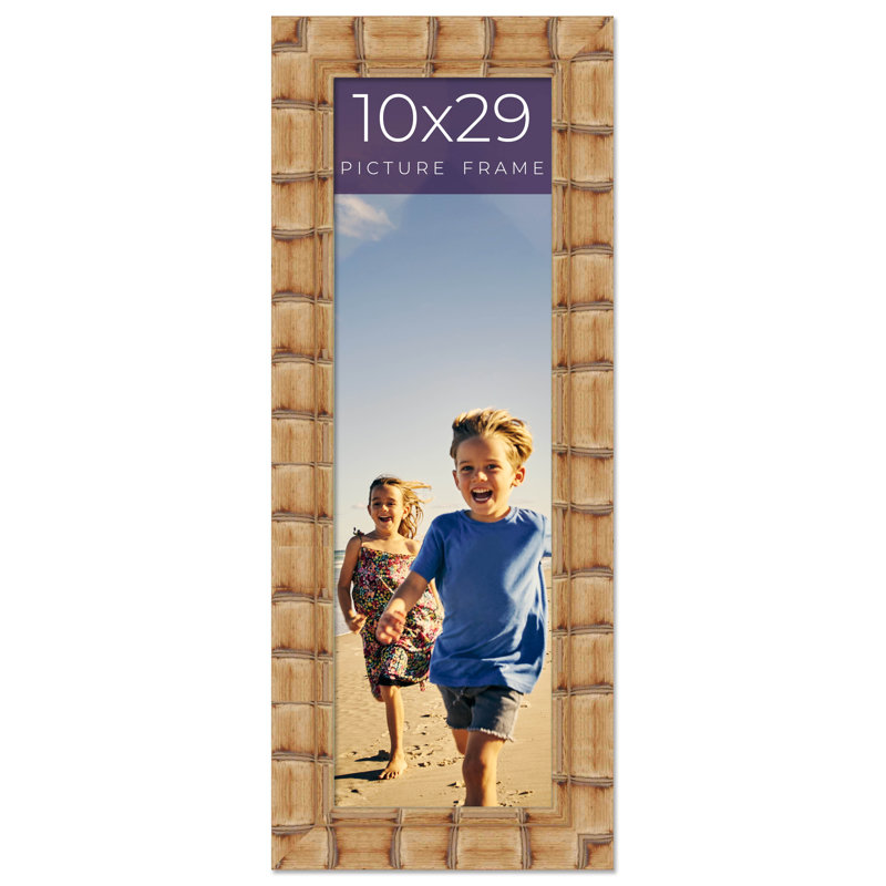 Cadre photo en bois massif Arianah, L 10 po x H 29 po