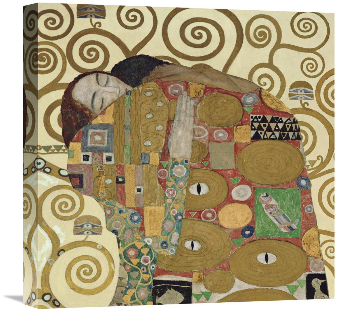 Vault W Artwork The Embrace On Canvas by Gustav Klimt Print | Wayfair
