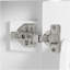 Meuble-lavabo de 20 po avec lavabo, armoire de salle de bain avec porte à fermeture douce, support de rangement et tablette réglable, blanc -847921311