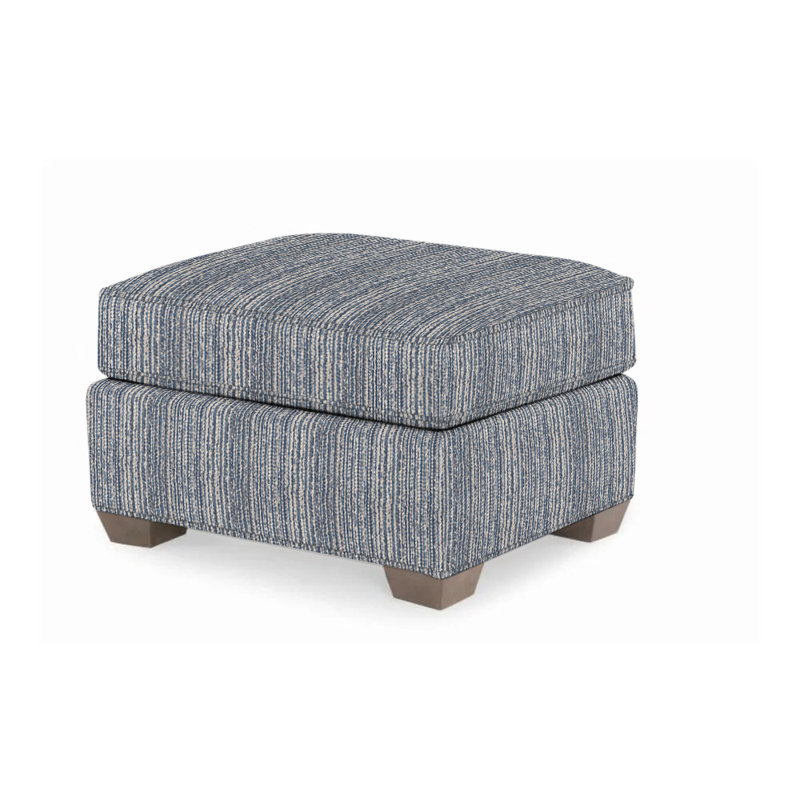 Colton Outdoor Ottoman, Navy 71629L58
