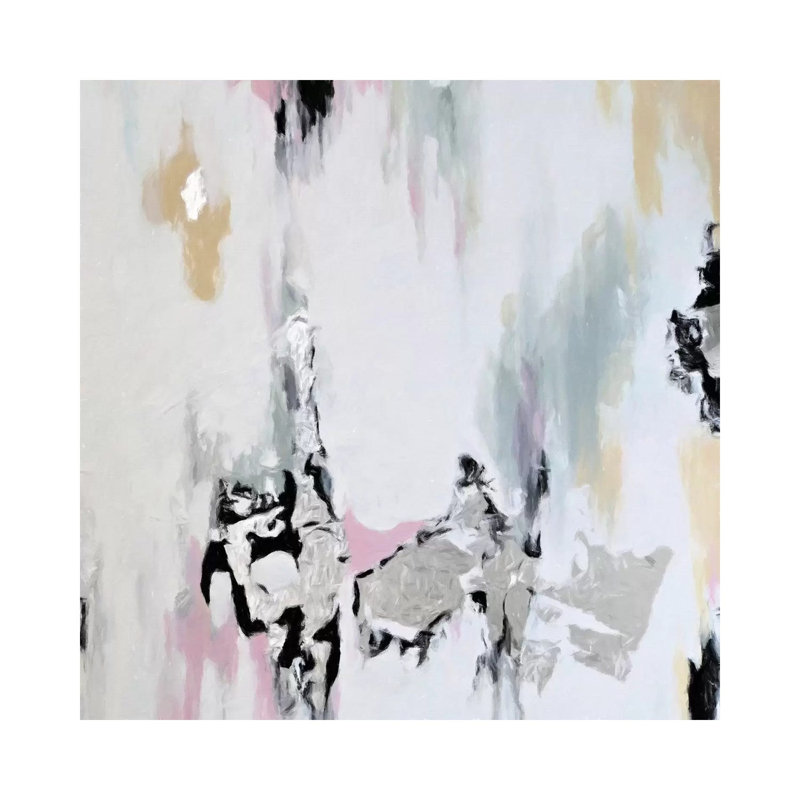 Abstraction IV by Radiana Christova - Painting on Canvas, 45.72cm H x 45.72cm W x 1.91cm D, Wrapped Canvas
