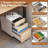 File Cabinets 3-Drawer Mobile Under Desk, Lockable Steel with Hanging Bar, Fits Legal/Letter/A4 Files, 5 Wheels | Metal | Office-425764924