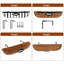 Ensemble de jardinières Railing-87788156