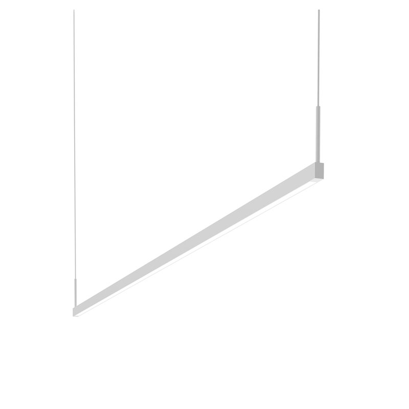 Thin-Line 2 - Light LED Pendant, Satin White, 3000K, 5" H x 36" W x 0.75" D