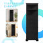 Armoire triangulaire noire à usages multiples - 3 tiroirs, tablettes réglables, poignées en métal à l'eau et à la mode - utilisation quotidienne-624646280