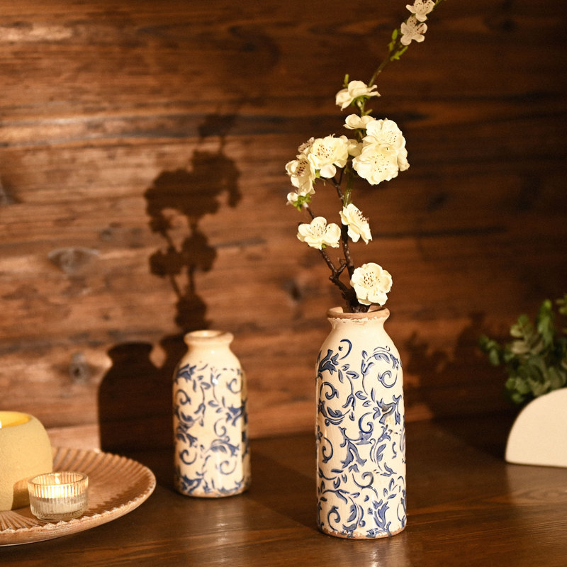 Ensemble de vases en céramique 7,9 pouces 2 pièces