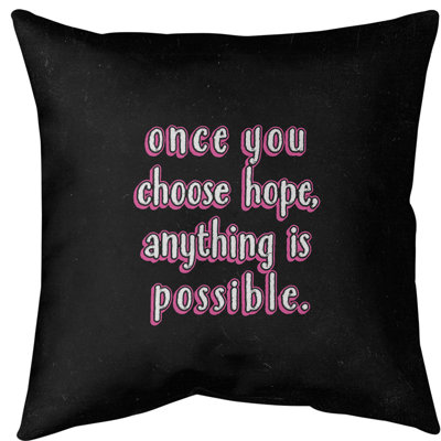 Coussin de sol choisissez Hope