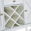 Console de bar avec armoire à 2 portes et support à vin