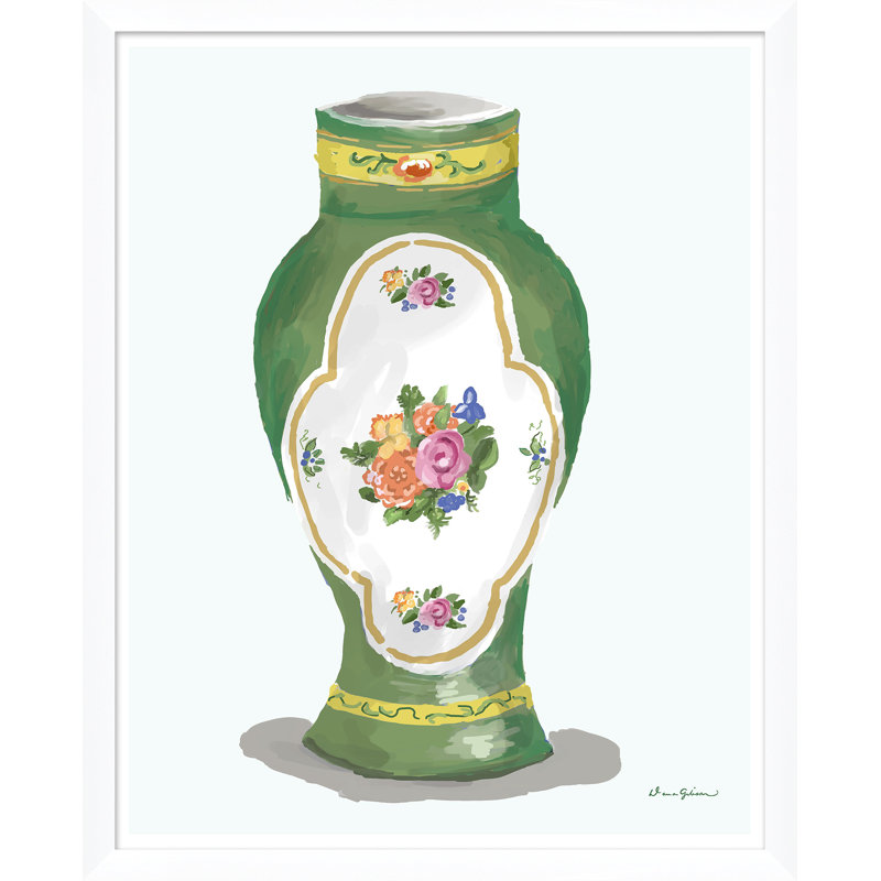 Vase Series Giclee Print by Dana Gibson, Green