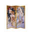 71" x 51.66" Tall Double Sided Four Seasons Canvas 4 Panel Room Divider-1260988520