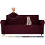 Housse de canapé super extensible (71 po à 91 po), housses de canapé à rayures avec fond élastique les plus récentes, tissu spandex confortable et durable (canapé)-1454772357