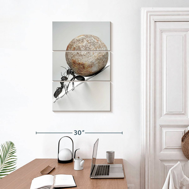 Brampt Black Ant Teamwork, 32" H x 20" W