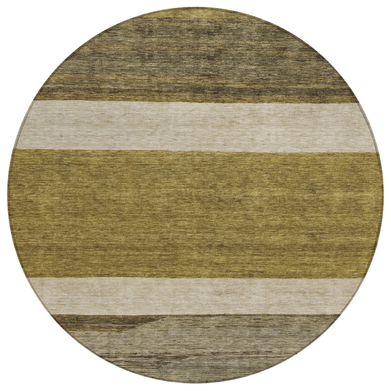 Chantissa Coffee Washable Indoor-Outdoor Rug - , 2'6" x 3'10"
