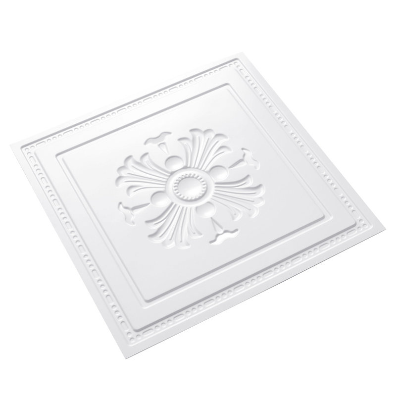 Amsah 50 cm x 50 cm 3D Wall Panel in White (12-pack)
