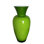 Vase en verre, extérieur gris, intérieur blanc, hauteur 14 po, fabriqué en Europe par Majestic Cadeaux Inc.