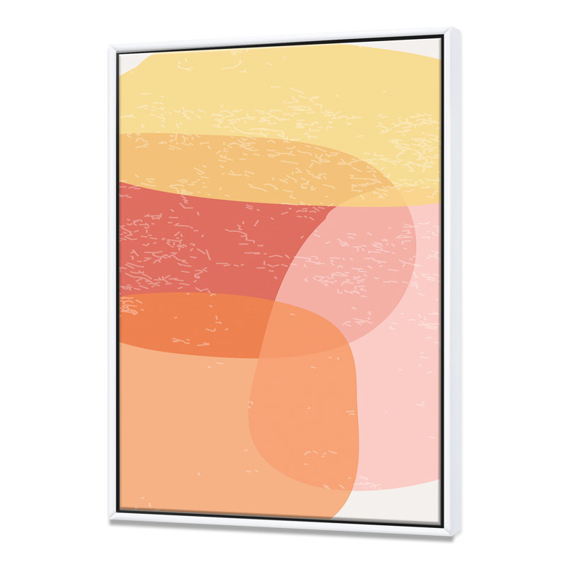 «Minimal Elementary and Geometric Compostions XIX», impression d'art mural moderne, Toile blanche encadrée
