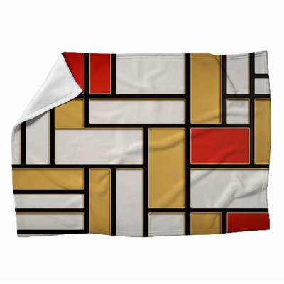 Machine Printed Throw Blanket