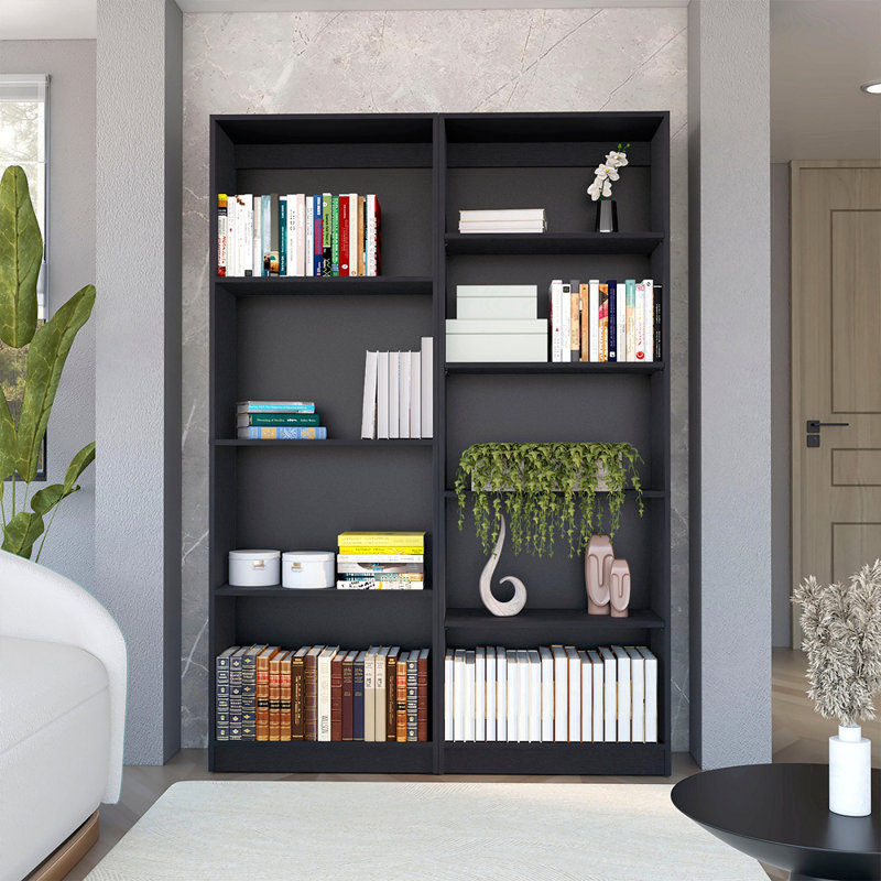 2 Piece Living Room Set With 2 Bookcases