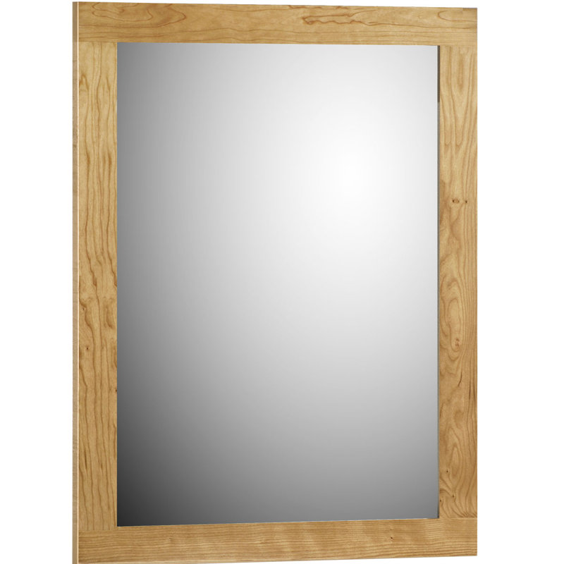 Miroir de salle de bain Lysette, Aulne naturel, l 24 po x H 32 po