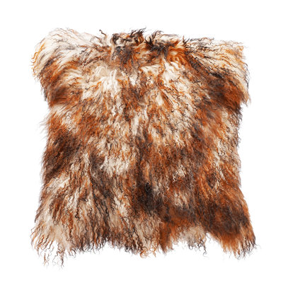 Housse et insert de coussin carré 100% laine Charysse