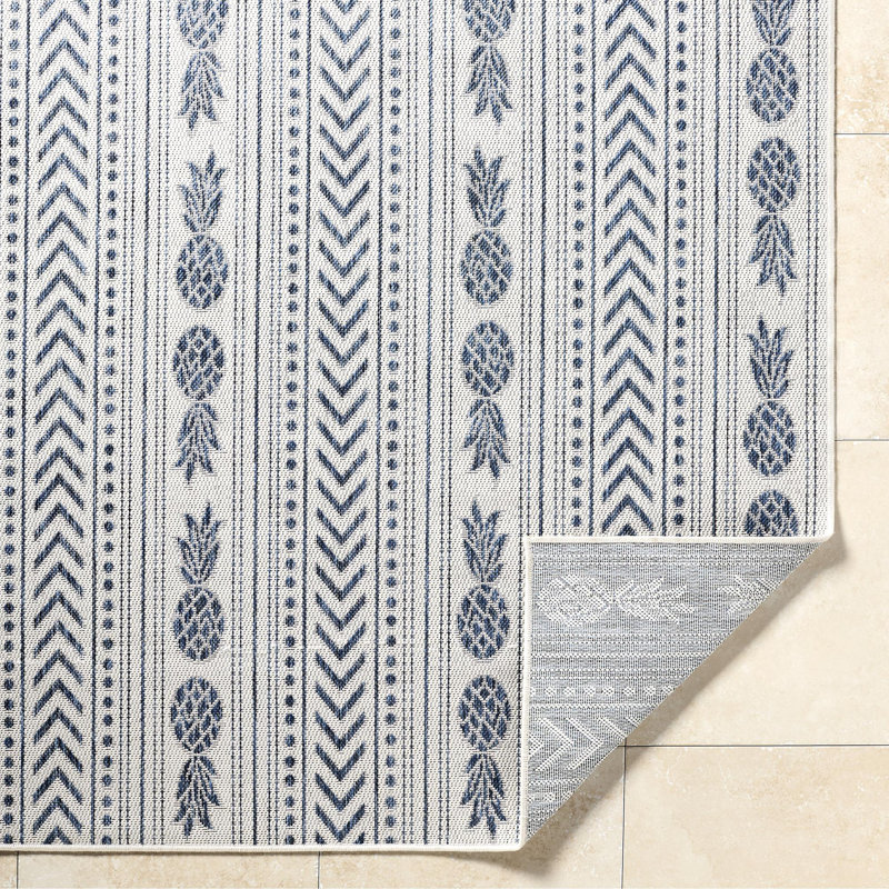 Eagean Machine Woven Indoor/Outdoor Area Rug, Rectangle 5'3" x 7'7"