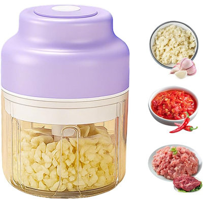 garlic press Mini Chopper Of Garlic Mini Grinder Portable Vegetables With USB Charging Food Processor Wireless Game Mini Chopper Of Garlic Better Electrical Grinde