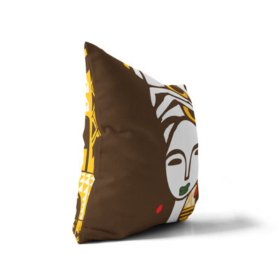Faramade Tribal Woman Indoor Pillow Cover