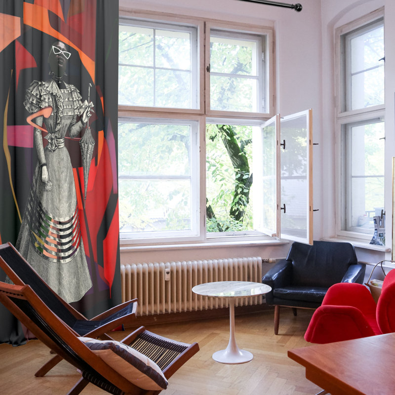 Velvet Blackout Curtain Panel Pair, 148cm Width x 400cm Drop