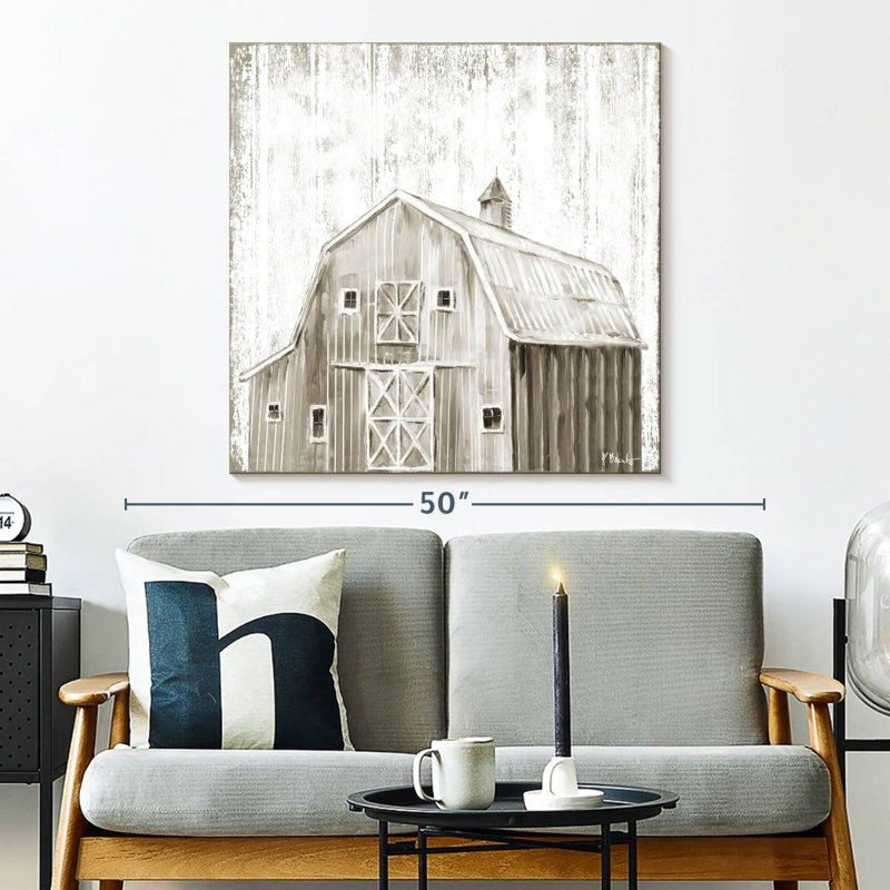 Grange blanche en bois I