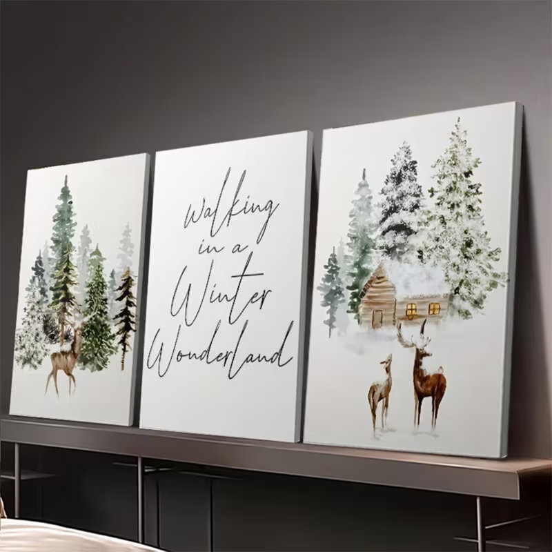 3 Piece Wrapped Canvas Print