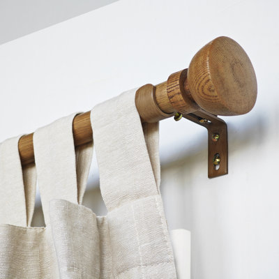 Serenity Iron Adjustable 1'' Single Curtain Rod