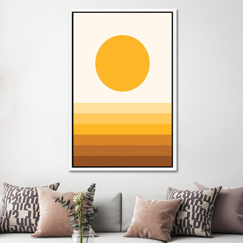 Print on Canvas, 152.5 cm H x 101.5 cm W, White Framed