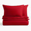 Microfibre Solid Colour Duvet Cover Set-133366791-133366792