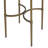 Martha Stewart Lia Mirrored Top Oval Accent Table