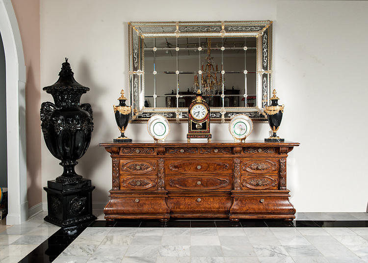 98" Wide 12 Drawer Sideboard