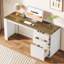Bureau 55 po avec 3 tiroirs-802693735