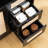 Alcott Hill 3-Drawer Accent Storage Cabinet With Rattan Door And Adjustable Shelf-61367214