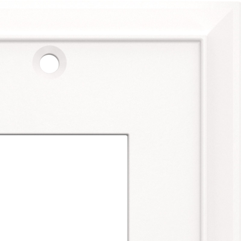 Franklin Brass Classic Architecture 2 2-Gang Decorator/Rocker Wall Plate (5-Pack)