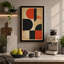 Red Forms Geometric - Wrapped Canvas-131763778-131763781